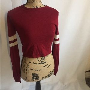 Forever 21 'careless a world tour' graphic punk Mesh overlay top... M